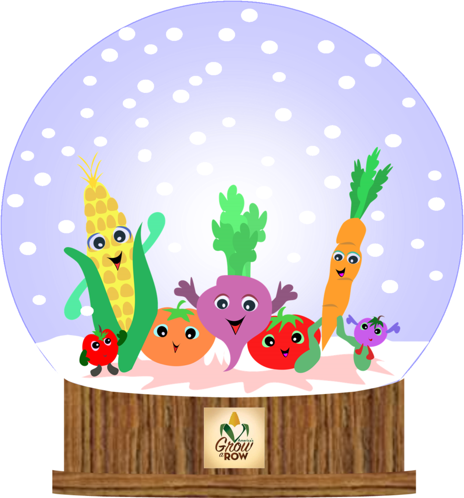 Snowglobe - Clip Art Fruits And Vegetables (953x1024)