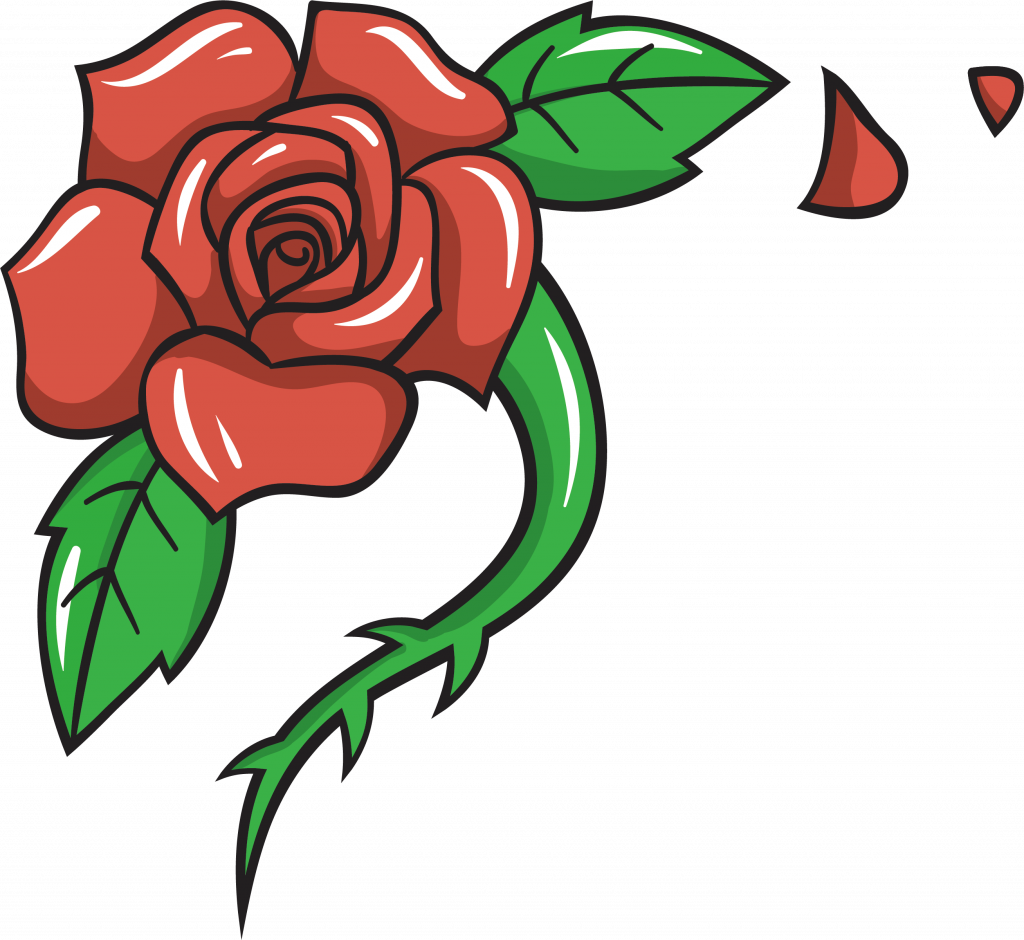 Pics Of Cartoon Roses - Cartoon Roses (1024x940)