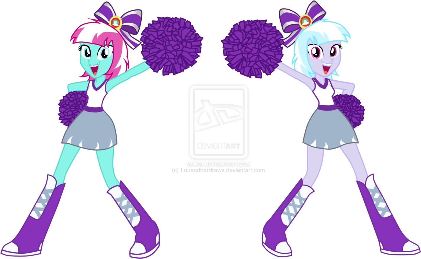 Luuandherdraws, Braces, Cheerleader, Cheerleading, - Cartoon (1600x933)