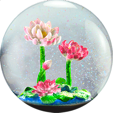 Flower Snow Globe - Mother's Day Snow Globe (380x380)