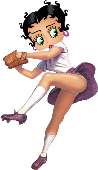 Betty Boop Packers Cheerleader Photo By Khunpaulsak - Betty Boop (380x585)