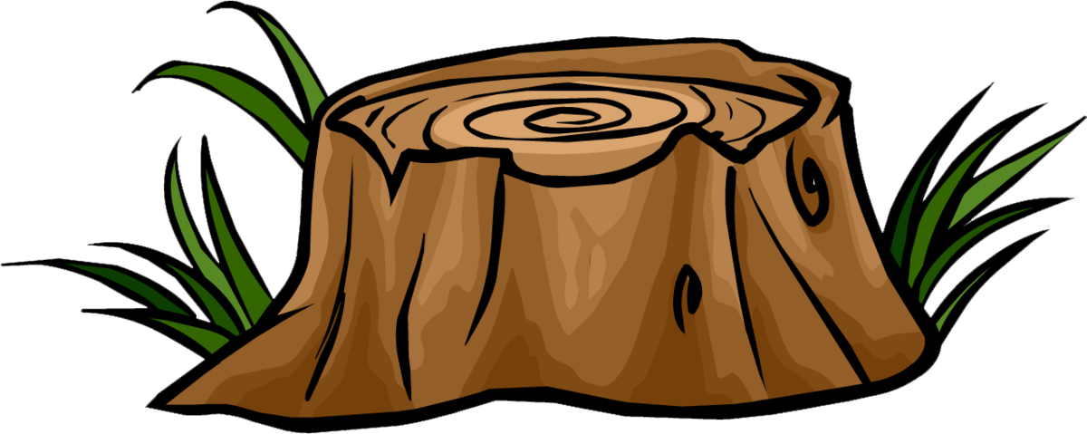 Tree Stump Trunk Stump Grinder Clip Art - Stump Clip Art (1200x479)
