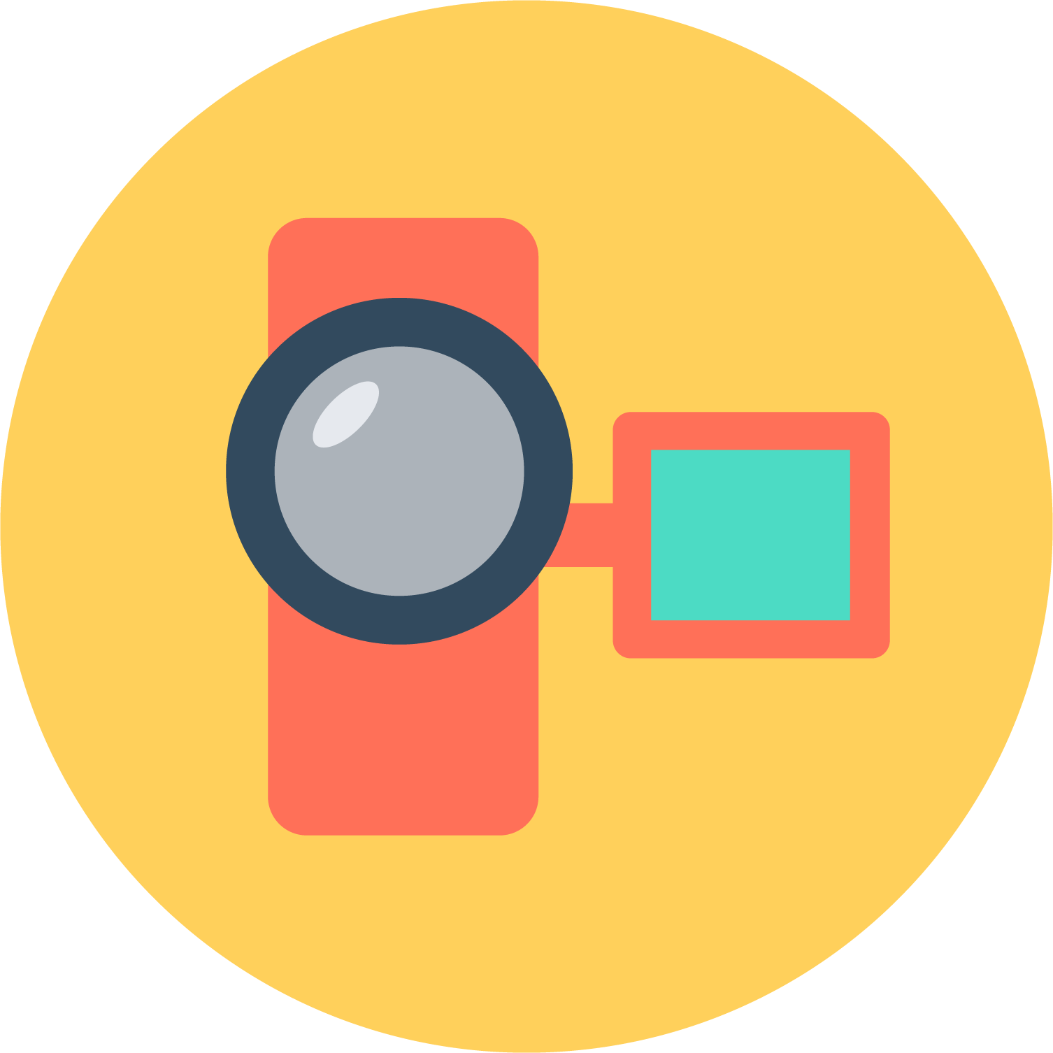 Video Camera Scalable Vector Graphics Icon - Camera Images Hd Vector (1506x1506)