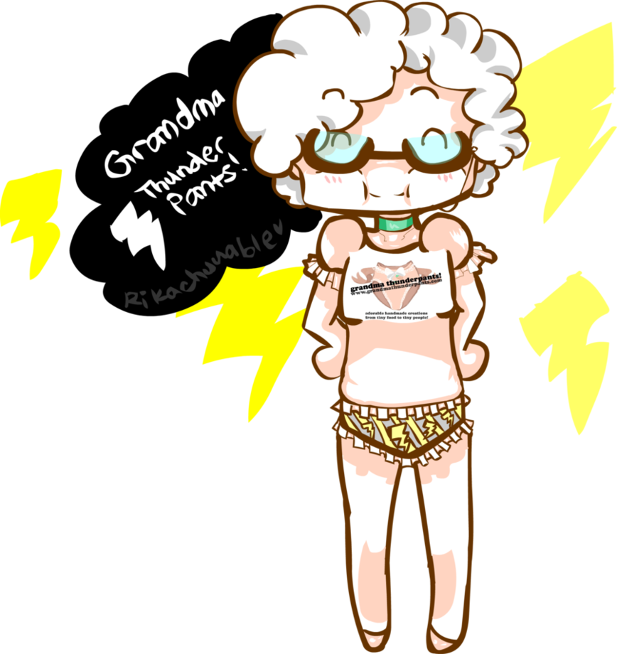 Grandma Thunderpants By Japanisesakuras - Art (868x920)