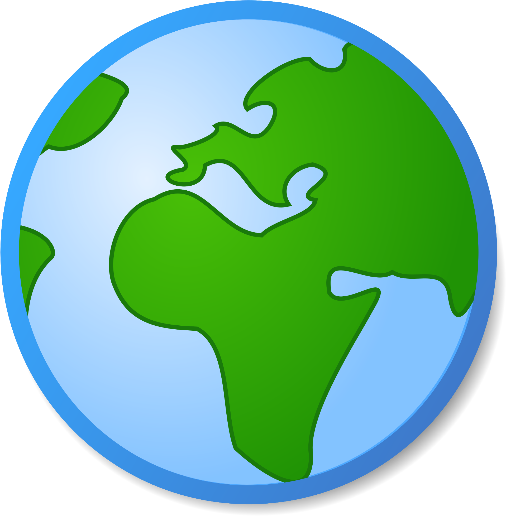 Animated Globe Clip Art With Photos Medium Size - Globe Clip Art (2000x2000)