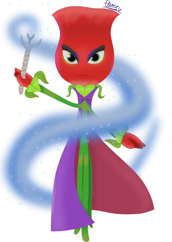 Gw2 And Pvzh Rose - Plants Vs. Zombies Heroes (730x1095)