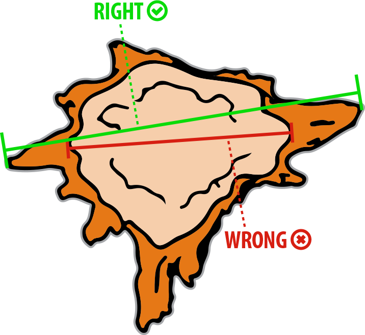 Measuring A Stump For Removal - National Rural Employment Guarantee Act (716x656)