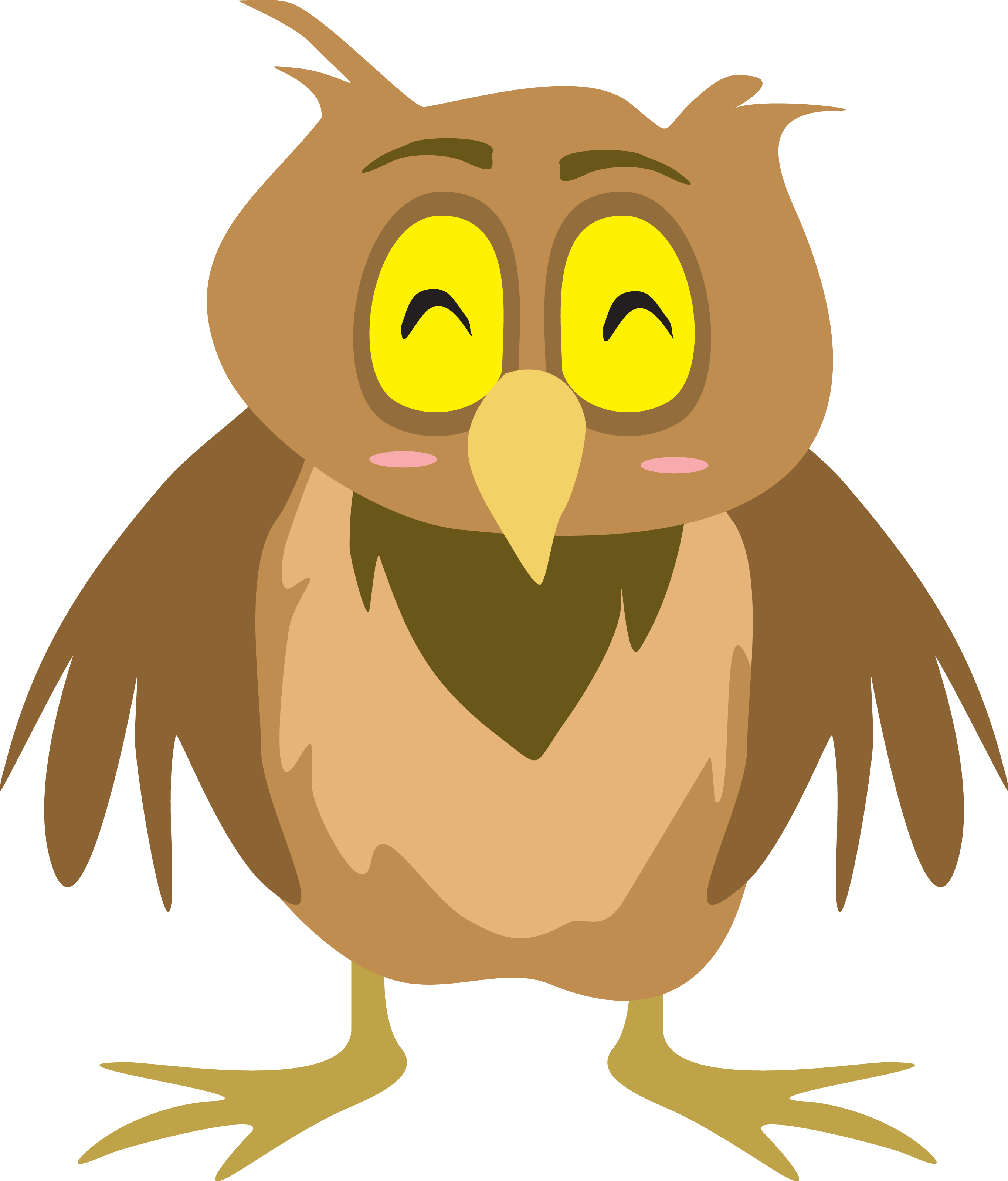 Owl Cartoon Drawing - Owl Cartoon Drawing (2727x3194)