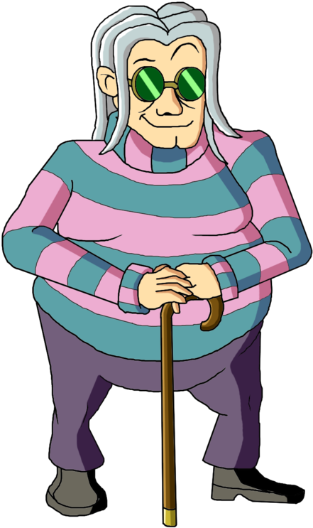 Grandma Agnus By Moheart7 - Cartoon (711x1123)