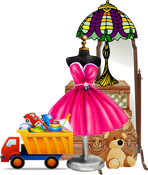 Grandma's Attic Sale - Clip Art (509x600)