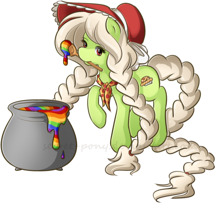 Young Granny Smith By Secret-pony - Granny Smith Mlp Fan Art (756x713)