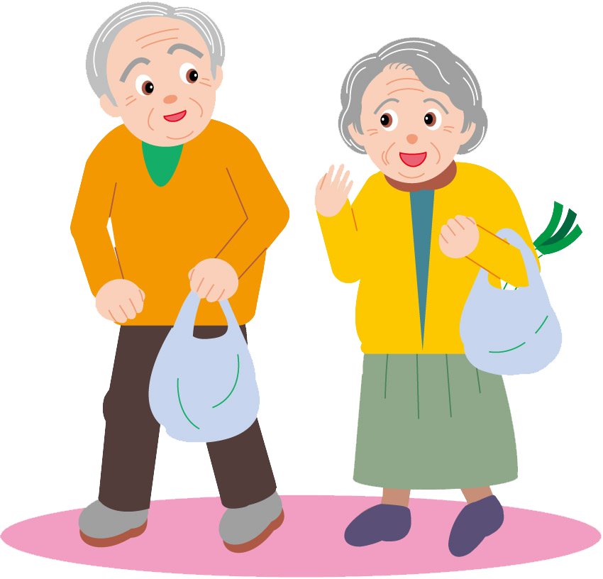 Couple Old Age Drawing Cartoon Clip Art - Couple Old Age Drawing Cartoon Clip Art (850x816)