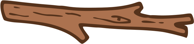 Stick From Tree Clipart - Wood Stick Clip Art (800x203)