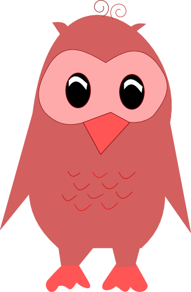 Free Digital Owl Scrapbooking Embellishment Eule Clipart - Cartoon (375x572)