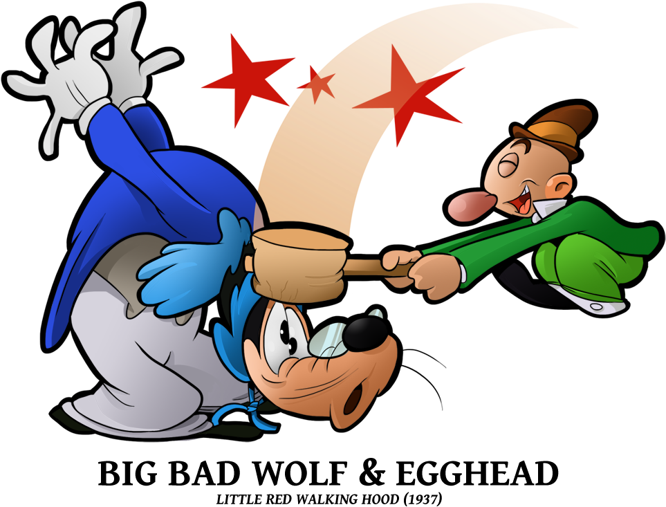 Big Bad Wolf N Egghead By Boscoloandrea - Boscoloandrea Egghead (1000x741)