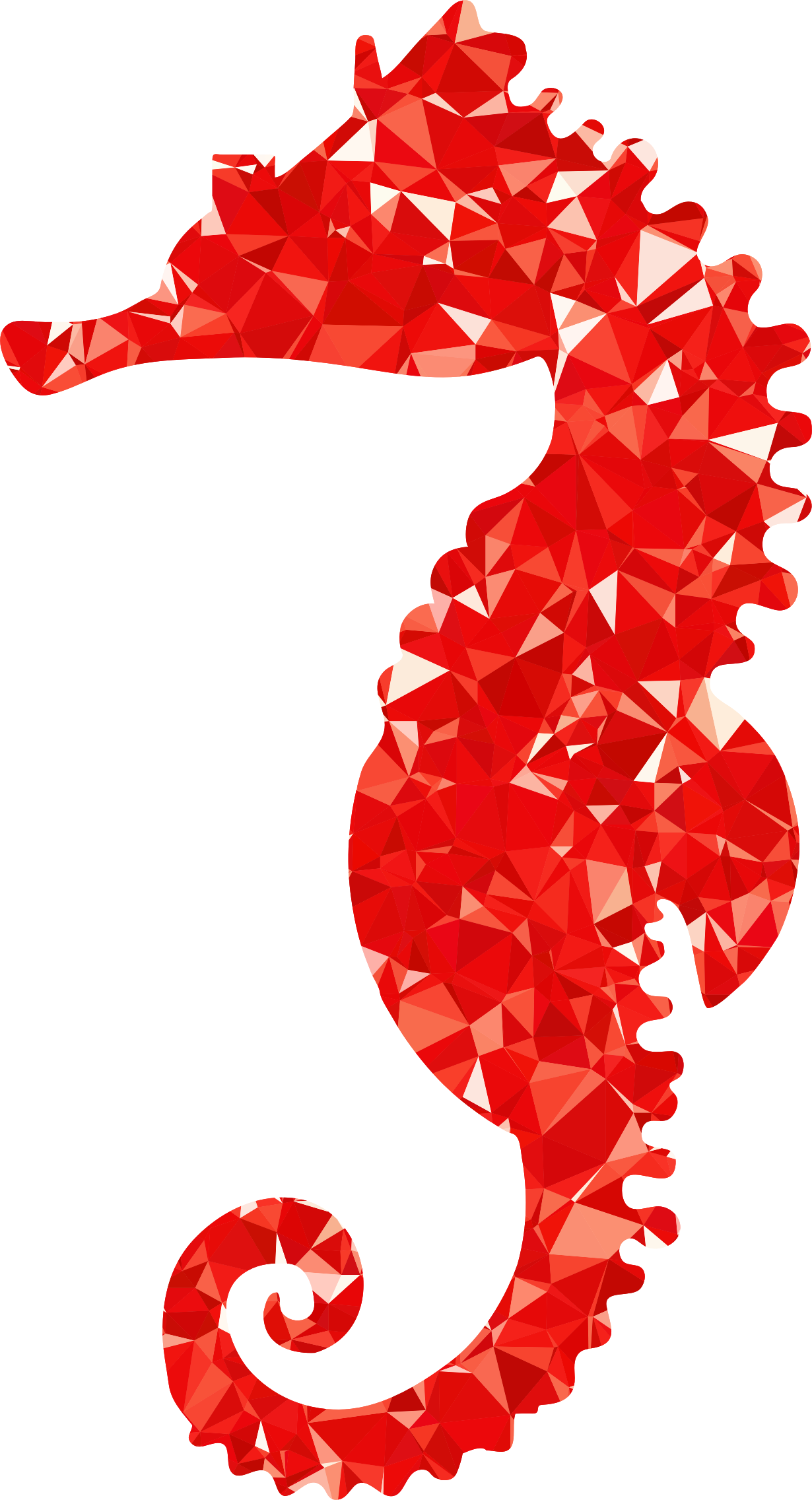 This Free Icons Png Design Of Ruby Seahorse - This Free Icons Png Design Of Ruby Seahorse (1230x2272)