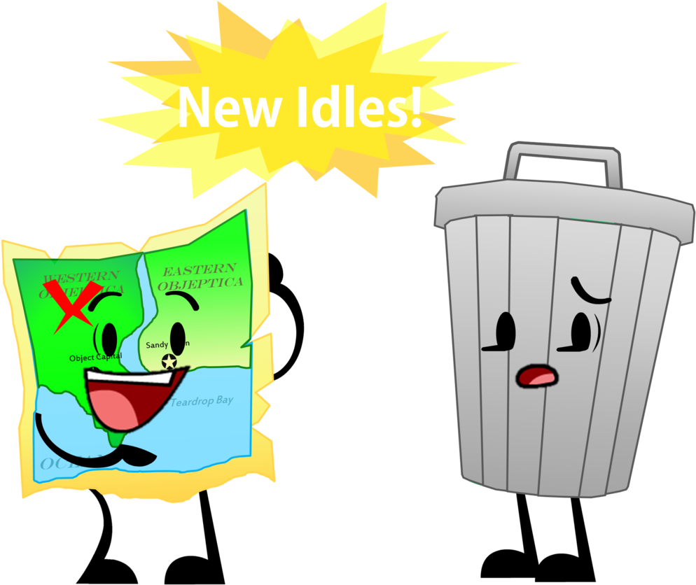 New Map And Trashcan Idles By Piggy Ham Bacon On Deviantart - New Map And Trashcan Idles By Piggy Ham Bacon On Deviantart (1024x842)