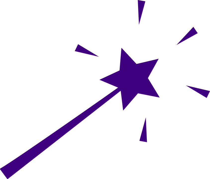 Purple Star Cliparts 2, Buy Clip Art - Wand Clipart (844x720)