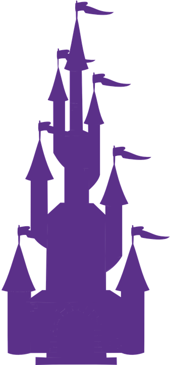 Purple Star Cliparts 20, Buy Clip Art - Purple Castle Clip Art (360x720)
