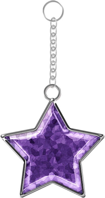 Purple Star Clip Art - Christmas Day (434x800)