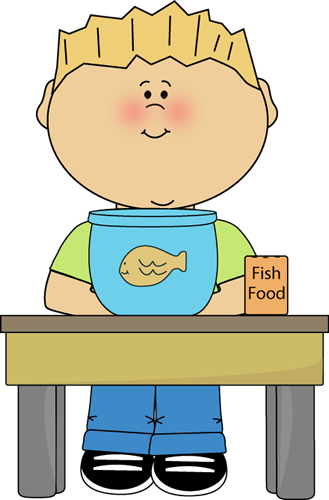 Boy Classroom Pet Helper Clip Art - Pet Helper Clipart (329x500)