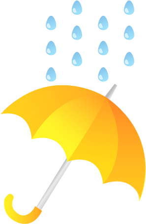 Umbrella Icon - 雨傘 卡通 圖片 (512x512)