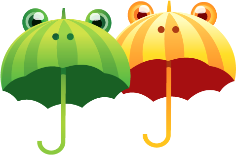 Umbrella Cartoon Icons - Icons (512x512)
