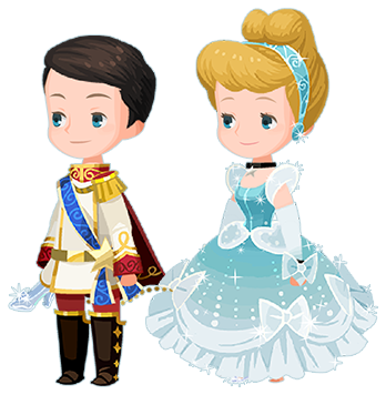 Dress Up For A Night At The Ball With Cinderella And - Kingdom Hearts Union X Cinderella (348x356)