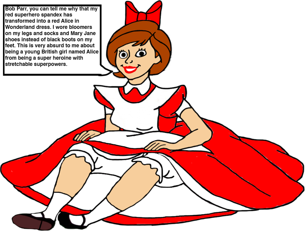 Helen Parr As Little Alice By Darthraner83 - Spirit Riding Free Lucky (1024x777)