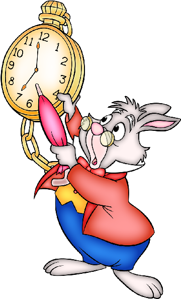Rabbit Clipart Alice Wonderland - Alice In Wonderland Rabbit (400x600)