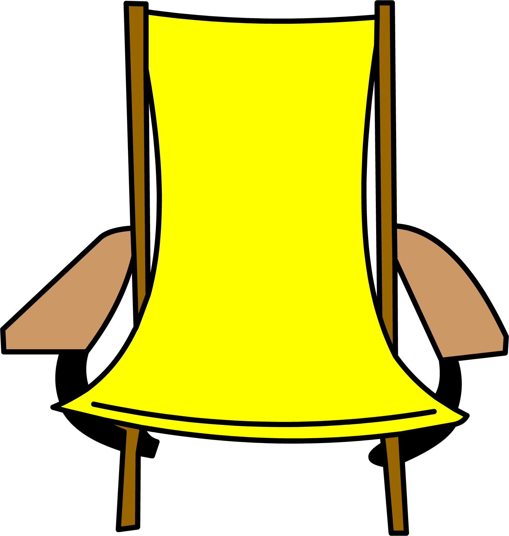 Folding Chair - Club Penguin Outdoor Furniture (1655x1742)
