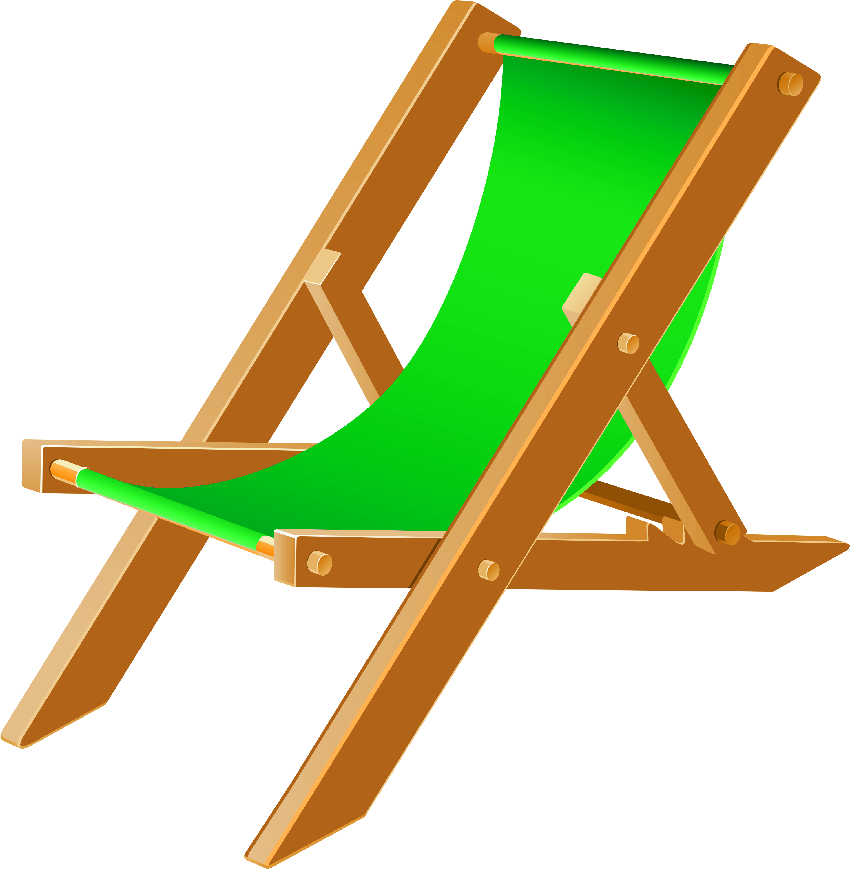 Clipart, Beach Umbrella - Chair (3134x3133)