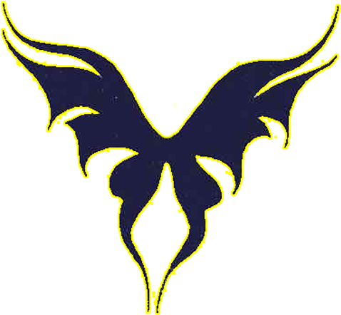Tribal Clipart Angel - Tato Tribal Angel Design (500x459)