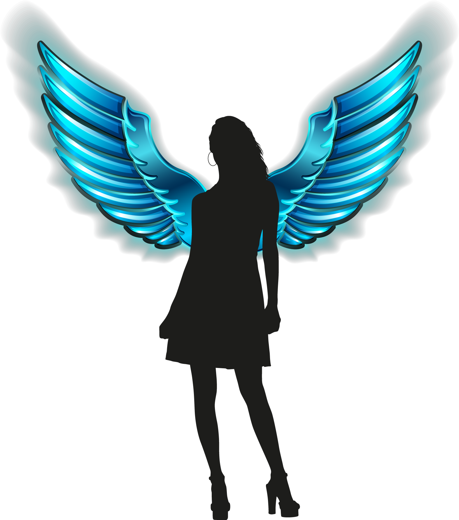 Angel Tattoos Clipart Png Image 01 - Stock.xchng (1582x1786)