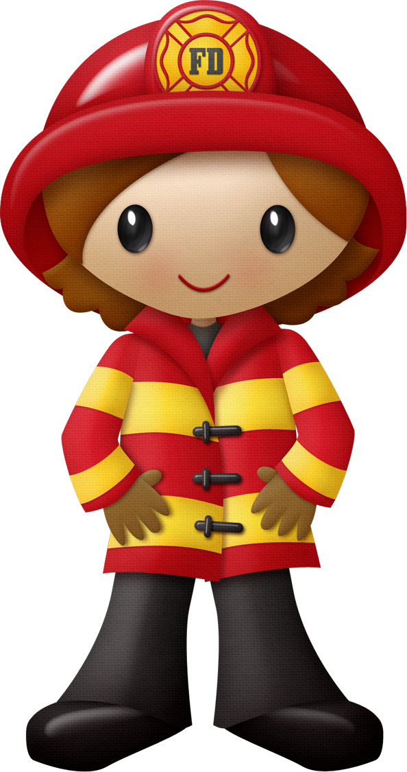 Girls ‿✿⁀○ - Fireman Clipart (594x1125)