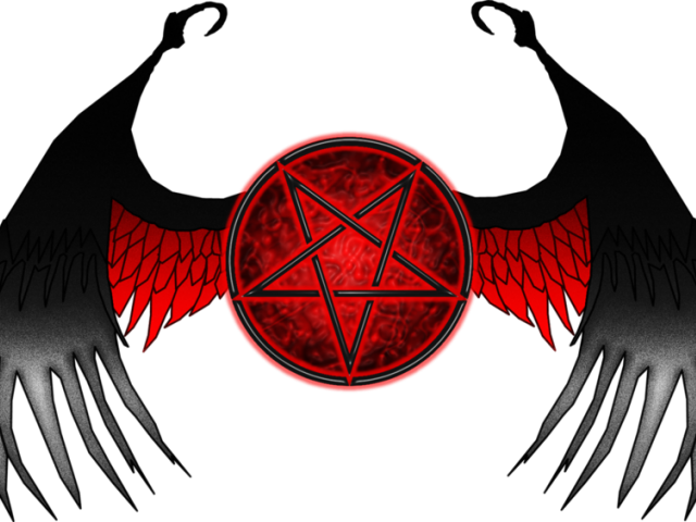 Fallen Angel Clipart Sword Drawing - Fallen Angel (640x480)