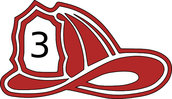 Firefighter Cliparts - Fire Helmet Clip Art (600x344)