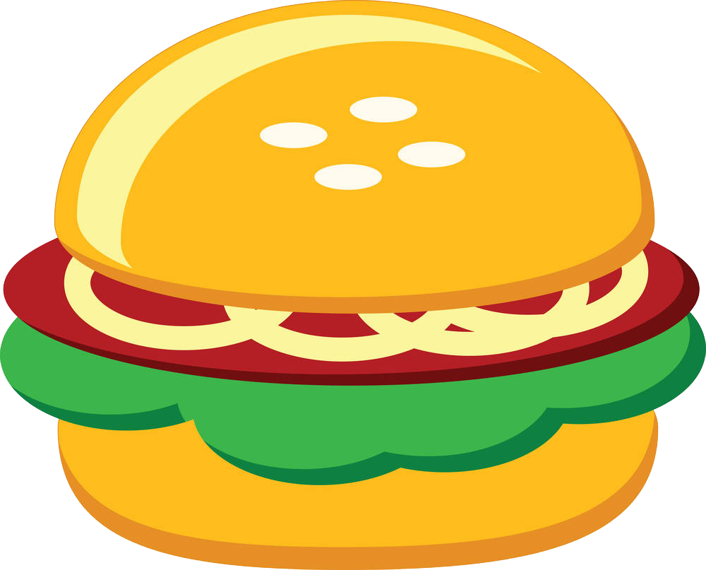 Hamburger Fast Food Chicken Sandwich Clip Art - Hamburger Fast Food Chicken Sandwich Clip Art (1000x807)