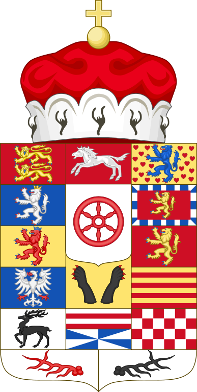 Coat Of Arms Of Ernest August, Duke Of Brunswick Lüneburg - Hanover Coat Of Arms (387x768)