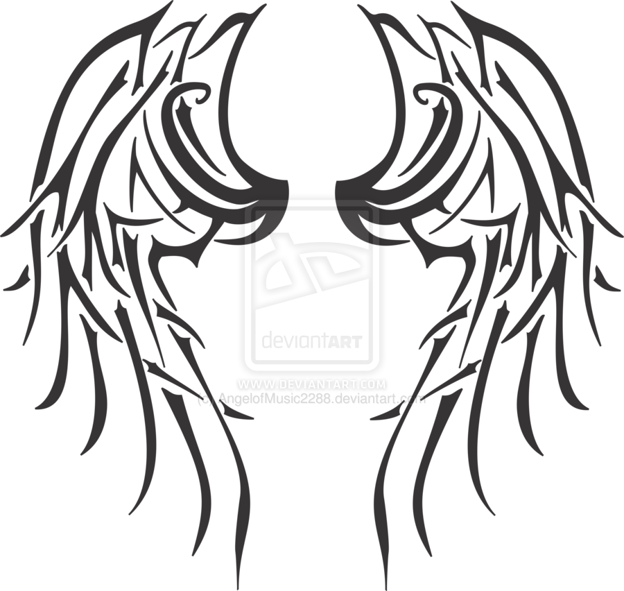 Tattoo Angel Drawing Flash - Tattoo Angel Drawing Flash (900x852)