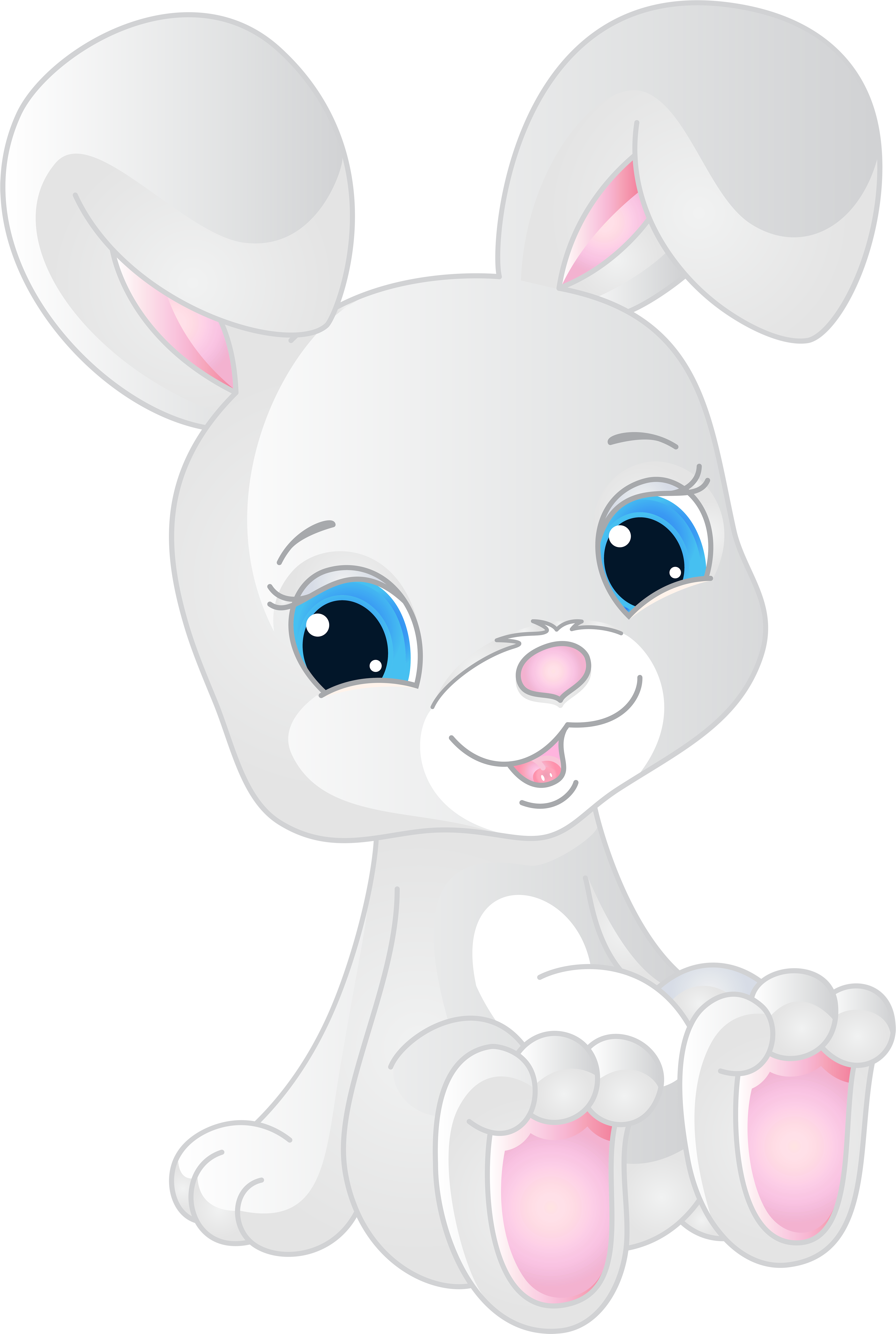 Easter Bunny Angel Bunny Rabbit Cuteness Clip Art - Easter Bunny Angel Bunny Rabbit Cuteness Clip Art (4784x7000)