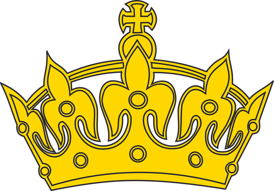 King Crown Clipart 10, - Gambar Mahkota (960x670)