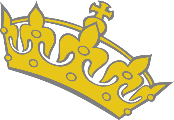 Crown Clipart Tilted - Princess Crown Vector Png (600x416)