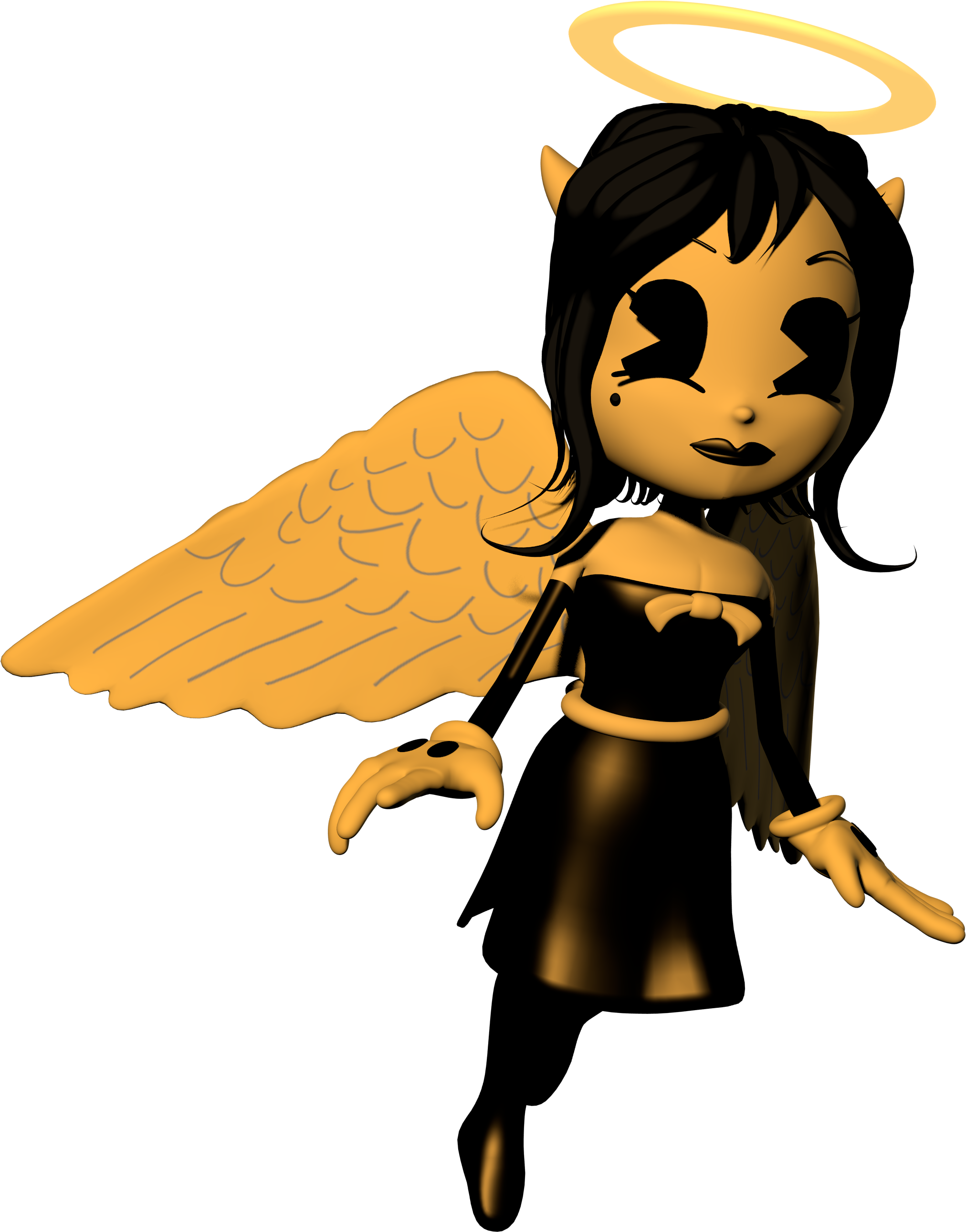Internal] Alice Angel V2 By Austinthebear - Alice Angel 3d Png (2304x2680)