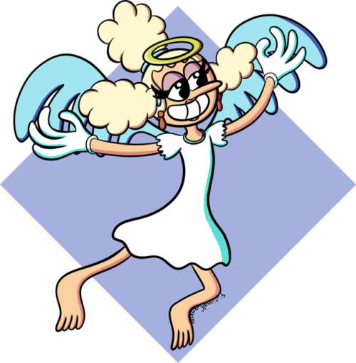 Another Gal From The Cuphead Game - Cartoon (500x509)