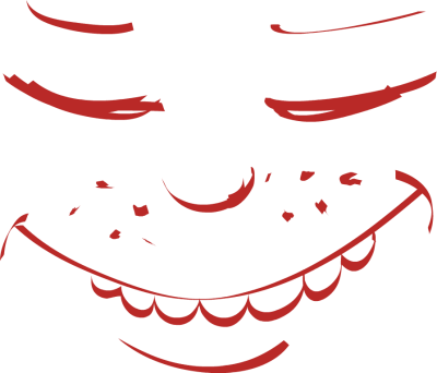 Freckles Clipart Angel Face - Freckle Face Clipart (400x342)