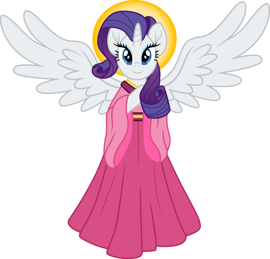 Alicorn, Alicornified, Angel, Angel Rarity, Artist - Cartoon (1067x1024)