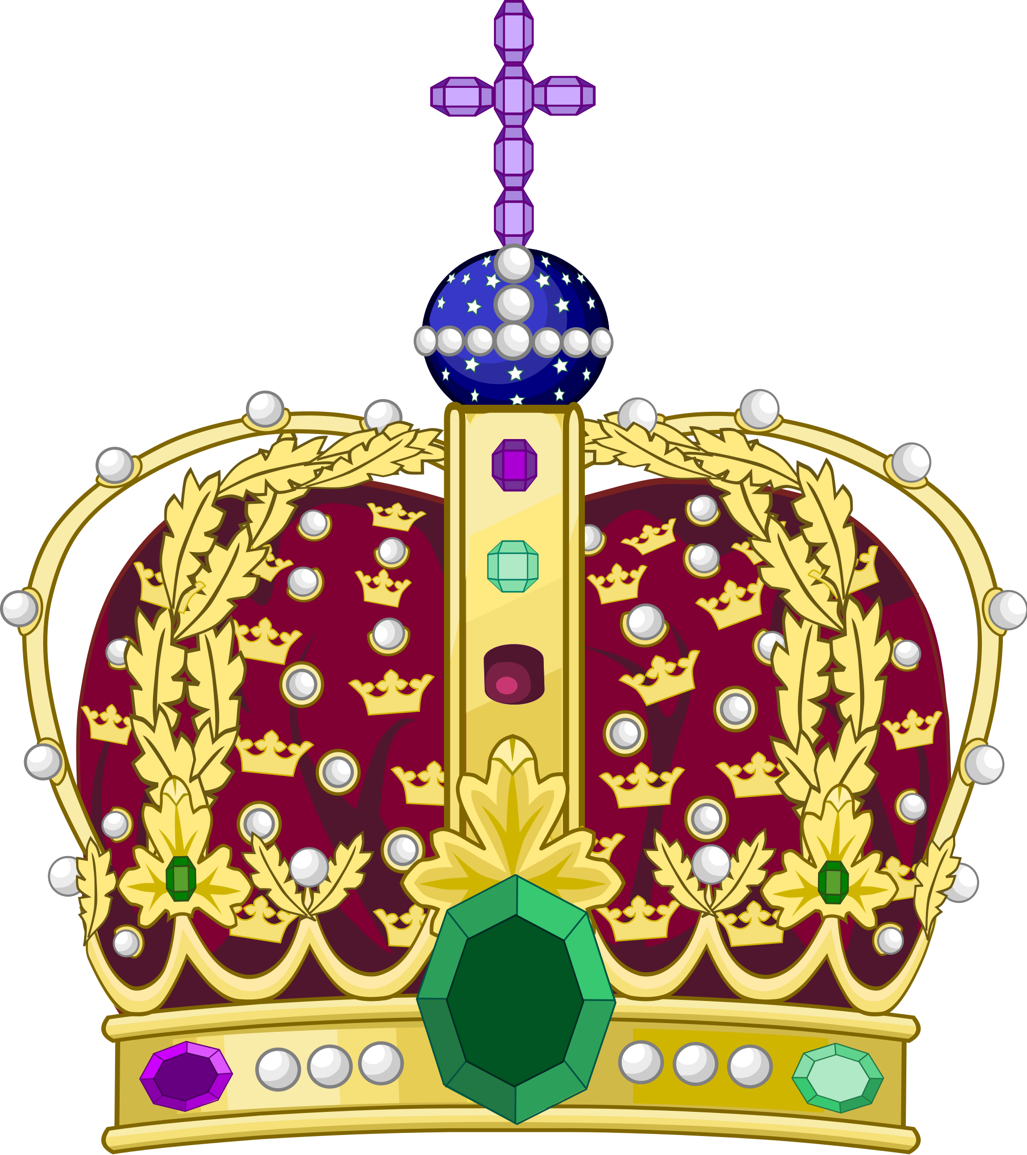 King Crown Clipart 9, Buy Clip Art - Crown Of Norway (2000x2249)