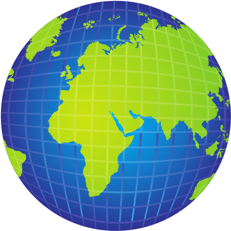 Globe Vector - Vector Graphics (550x550)