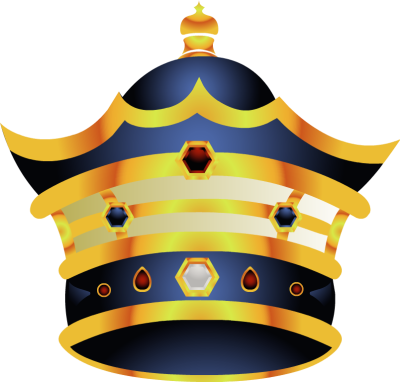 Crown Royal Clipart Green - Crown Vector (400x382)